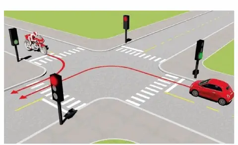 Bộ 250 Câu Hỏi Thi Sát Hạch Lái Xe Hạng A, A1 Năm 2026 Cau 229 hinh minh hoa