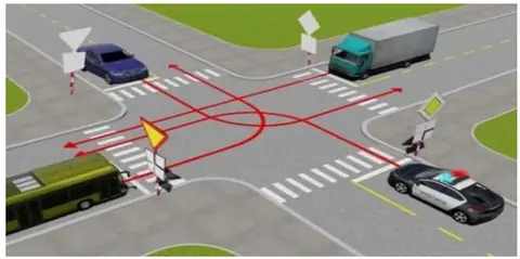 Bộ 600 Câu Hỏi Ôn Thi Lý Thuyết Giấy Phép Lái Xe Cơ Giới Đường Bộ Hình minh họa câu 489