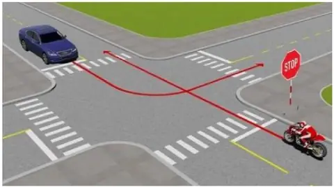 Bộ 600 Câu Hỏi Ôn Thi Lý Thuyết Giấy Phép Lái Xe Cơ Giới Đường Bộ Hình minh họa câu 492