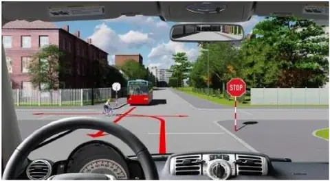 Bộ 600 Câu Hỏi Ôn Thi Lý Thuyết Giấy Phép Lái Xe Cơ Giới Đường Bộ Hình minh họa câu 574